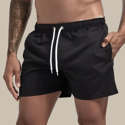 Herren Schwimmshorts Schnelltrocknend Basic