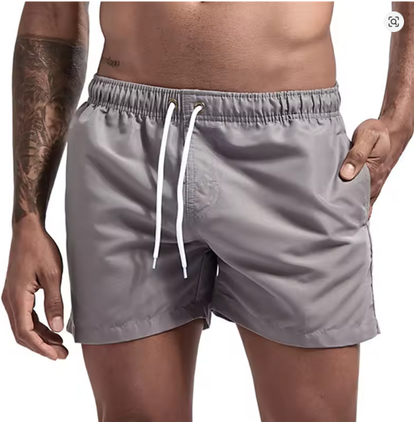Herren Schwimmshorts Schnelltrocknend Basic