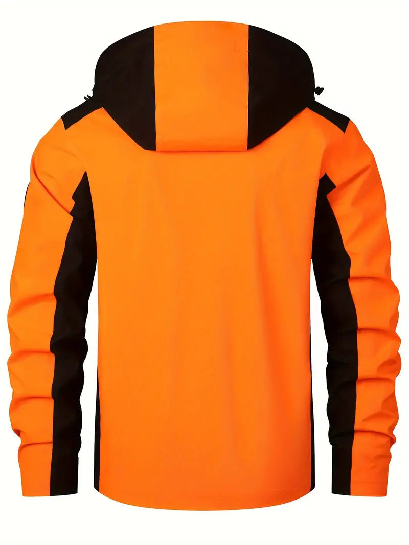 Wasserdichte Outdoorjacke mit Reflexdesign