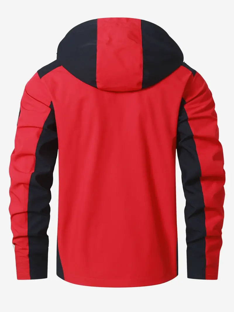 Wasserdichte Outdoorjacke mit Reflexdesign