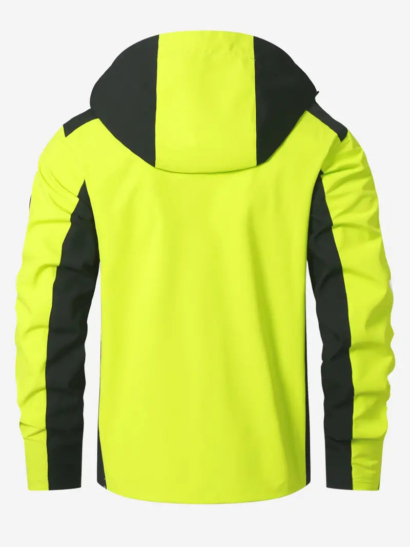 Wasserdichte Outdoorjacke mit Reflexdesign