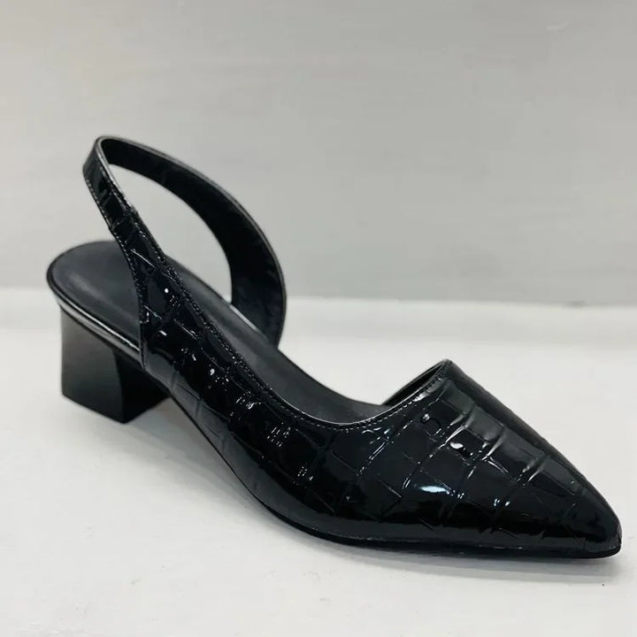 Rutschfeste Slingback-Schuhe mit Spitze