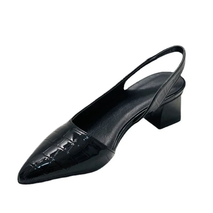 Rutschfeste Slingback-Schuhe mit Spitze