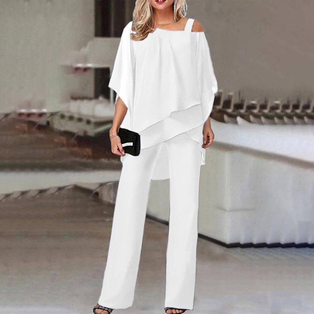 Eleganter Jumpsuit mit Cold-Shoulder-Ausschnitt