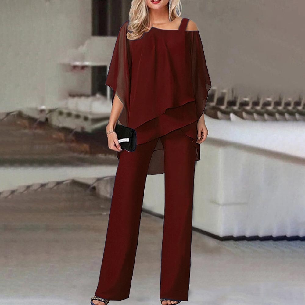 Eleganter Jumpsuit mit Cold-Shoulder-Ausschnitt