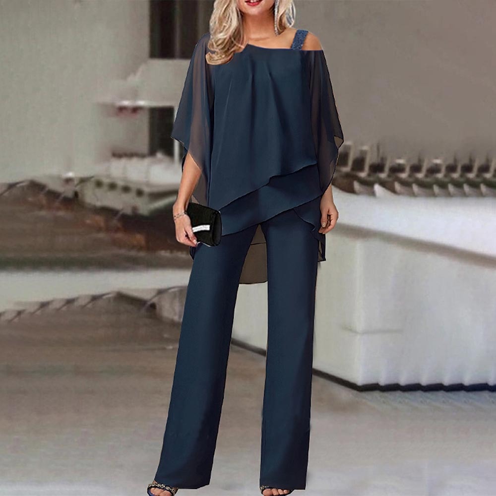 Eleganter Jumpsuit mit Cold-Shoulder-Ausschnitt