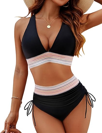 Bikini mit Bauchweg-Effekt & Push-up