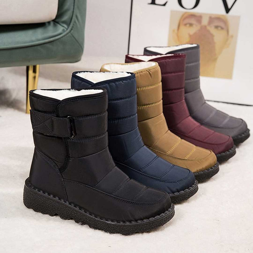 Warme, wasserdichte & rutschfeste Damen-Schneestiefel