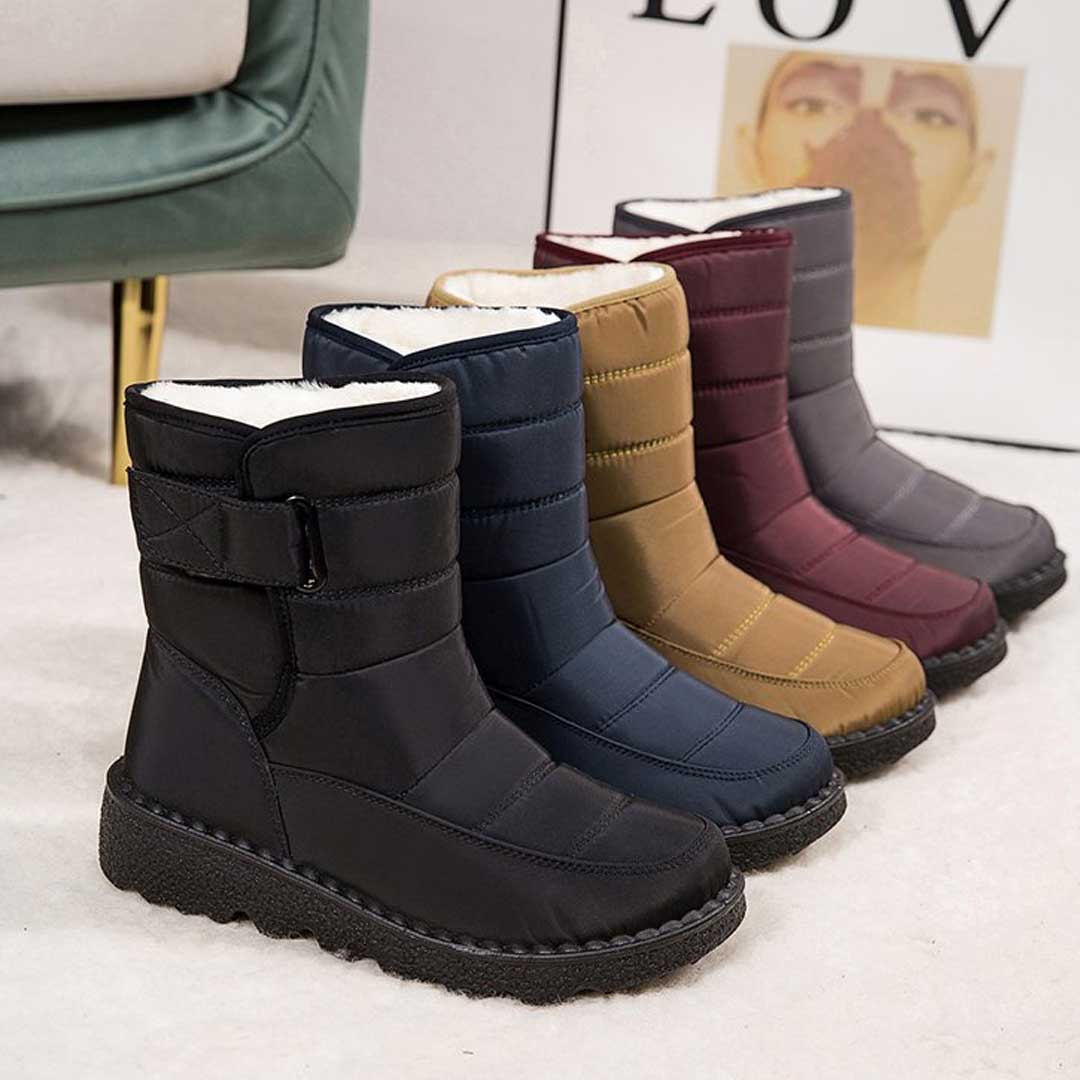 Warme, wasserdichte & rutschfeste Damen-Schneestiefel