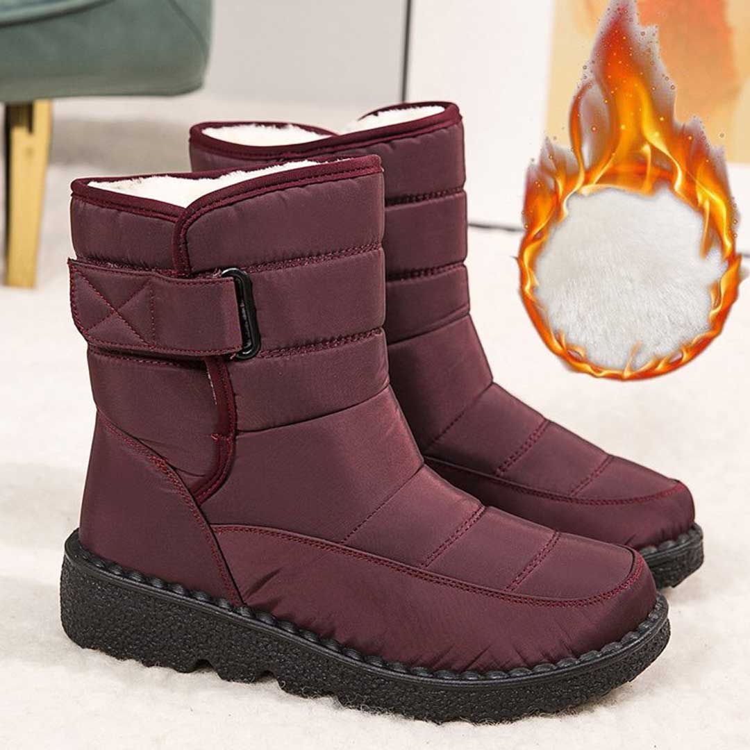 Warme, wasserdichte & rutschfeste Damen-Schneestiefel