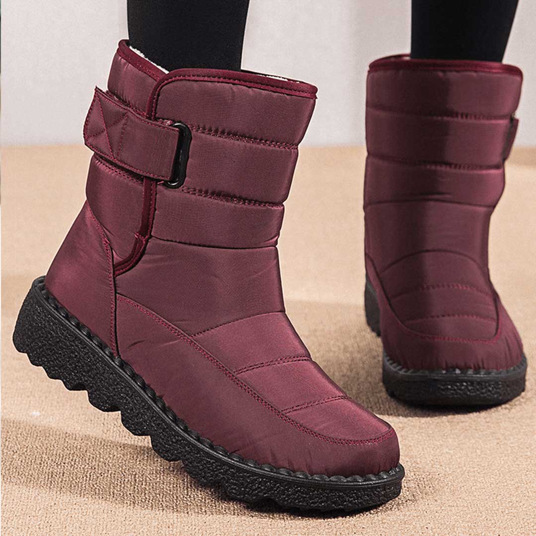 Warme, wasserdichte & rutschfeste Damen-Schneestiefel