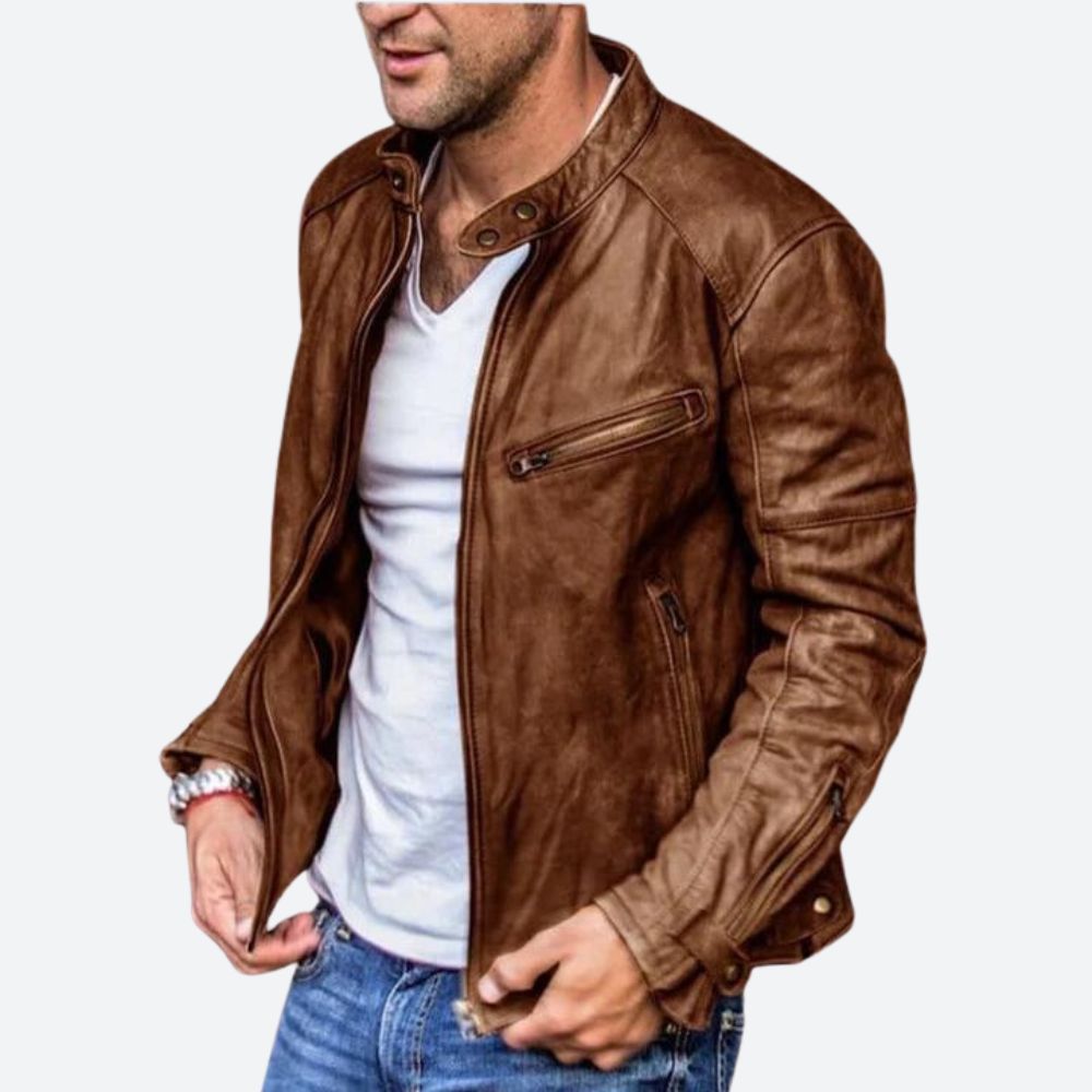 Herren Lederjacke: Wetterfest & Stilvoll