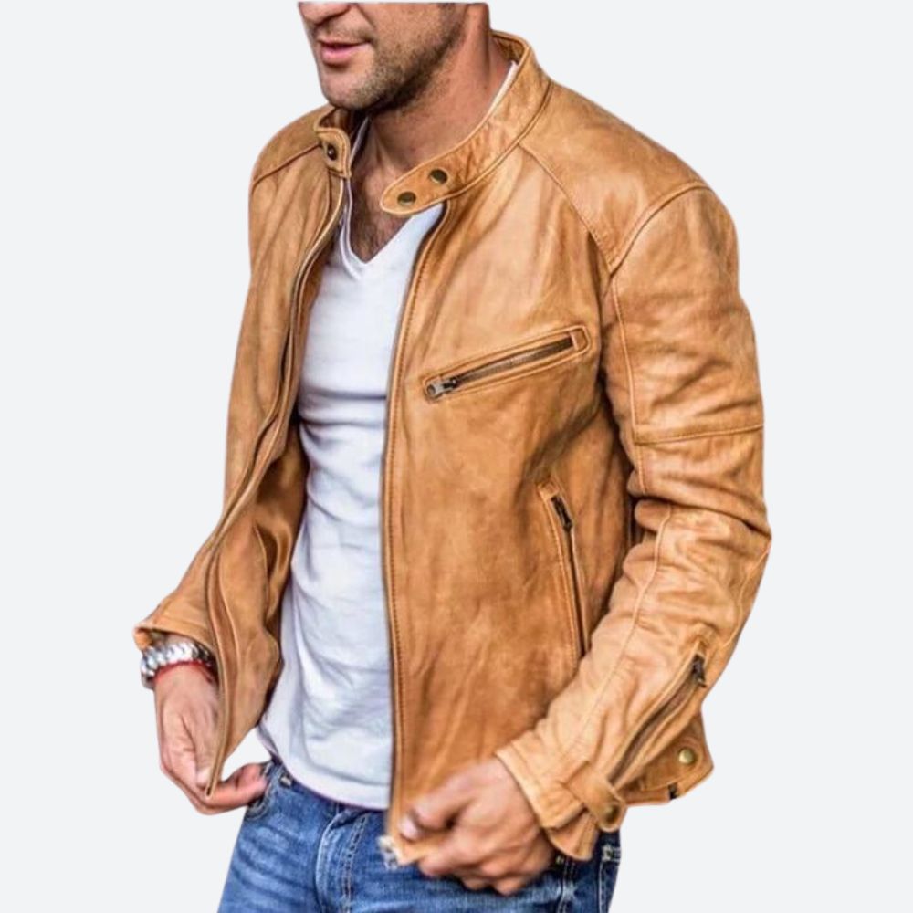 Herren Lederjacke: Wetterfest & Stilvoll
