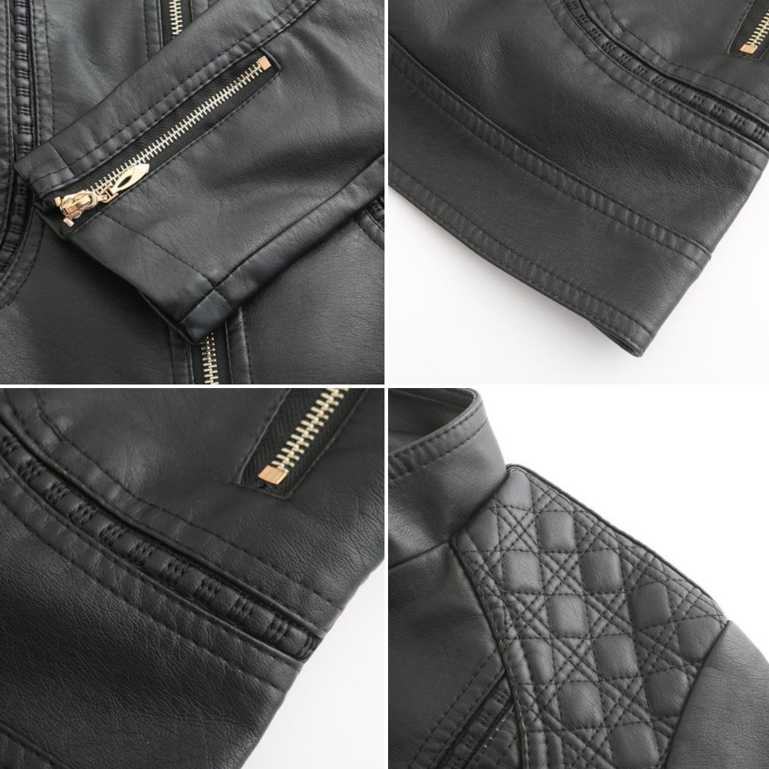Elegante Damen Lederjacke