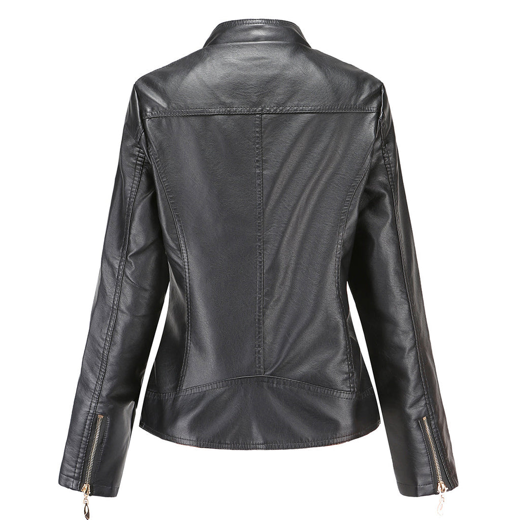Elegante Damen Lederjacke