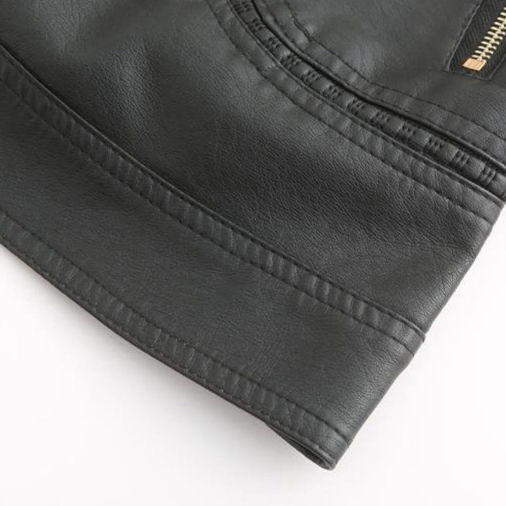 Elegante Damen Lederjacke