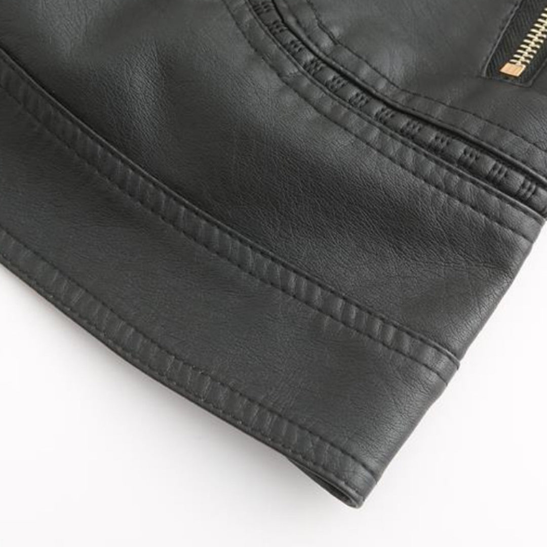 Elegante Damen Lederjacke