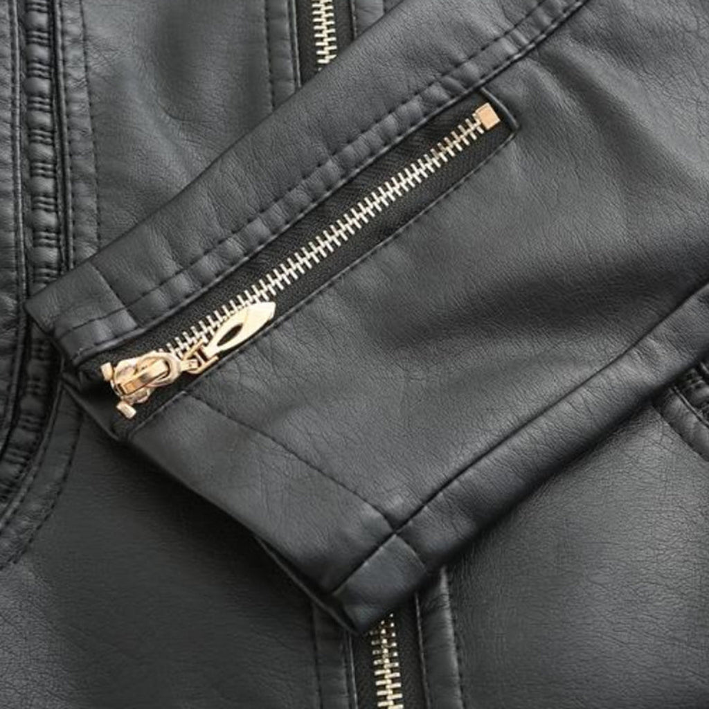 Elegante Damen Lederjacke