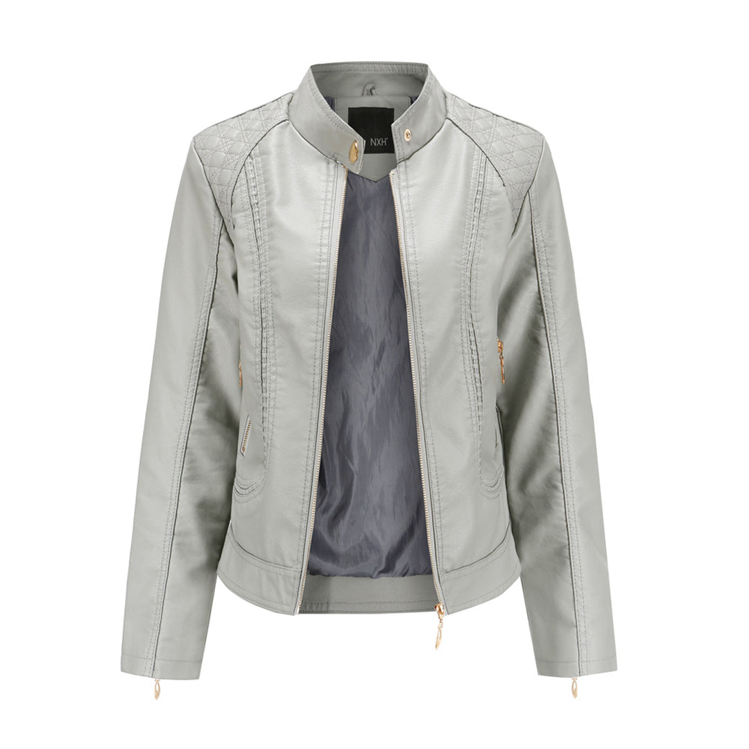 Elegante Damen Lederjacke