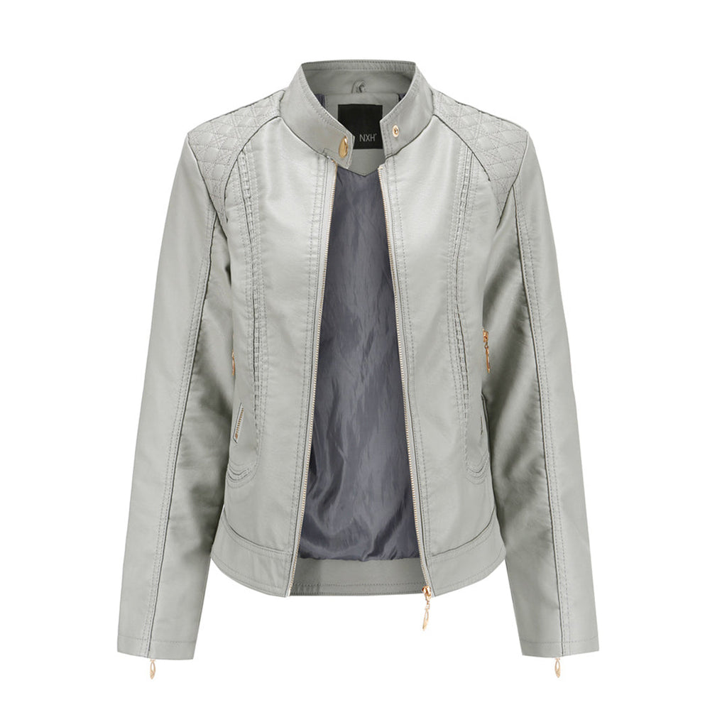 Elegante Damen Lederjacke