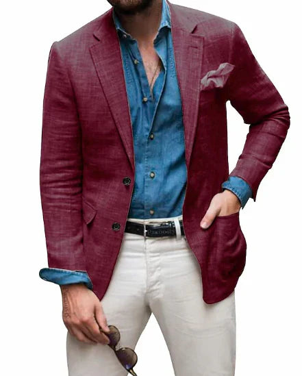 Herren Leinenblazer: Zeitloser Stil und Komfort