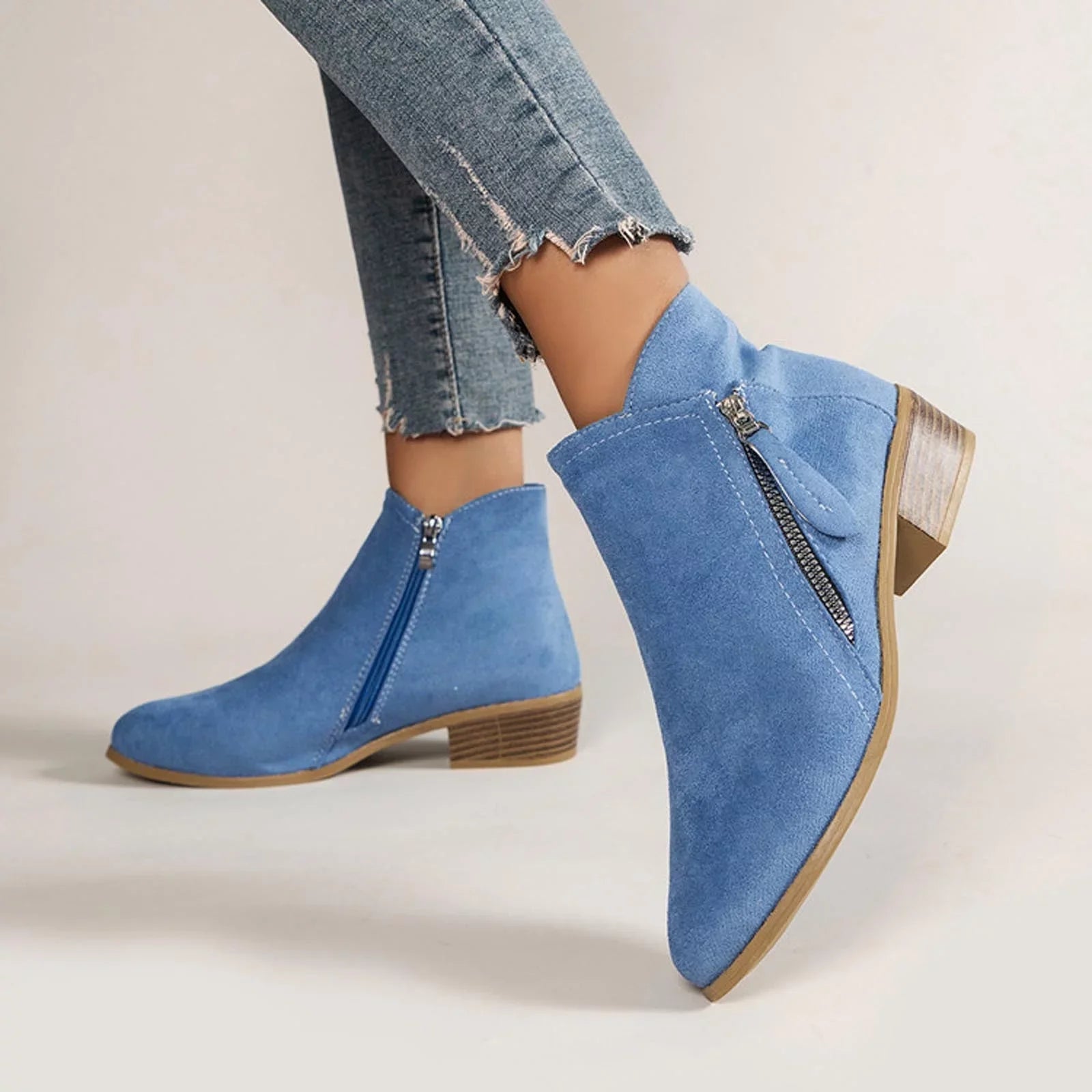 Orthopädische Damen-Lederstiefel