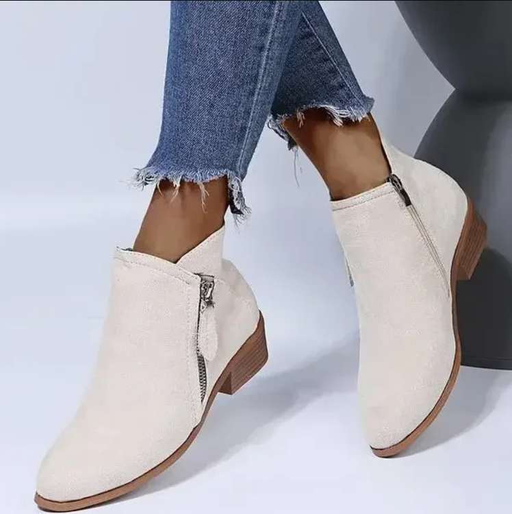 Orthopädische Damen-Lederstiefel