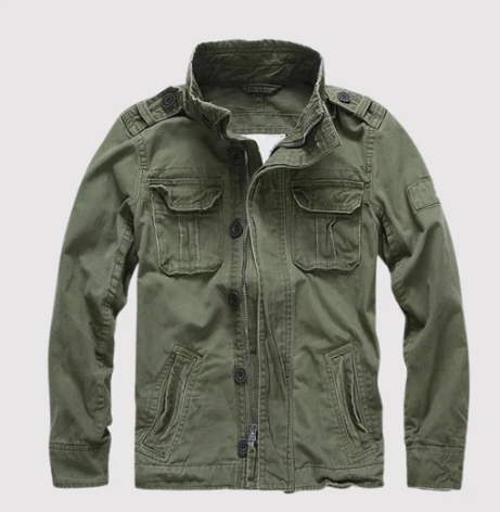 Retro Jeansjacke mit vielen Taschen