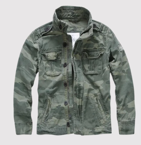 Retro Jeansjacke mit vielen Taschen