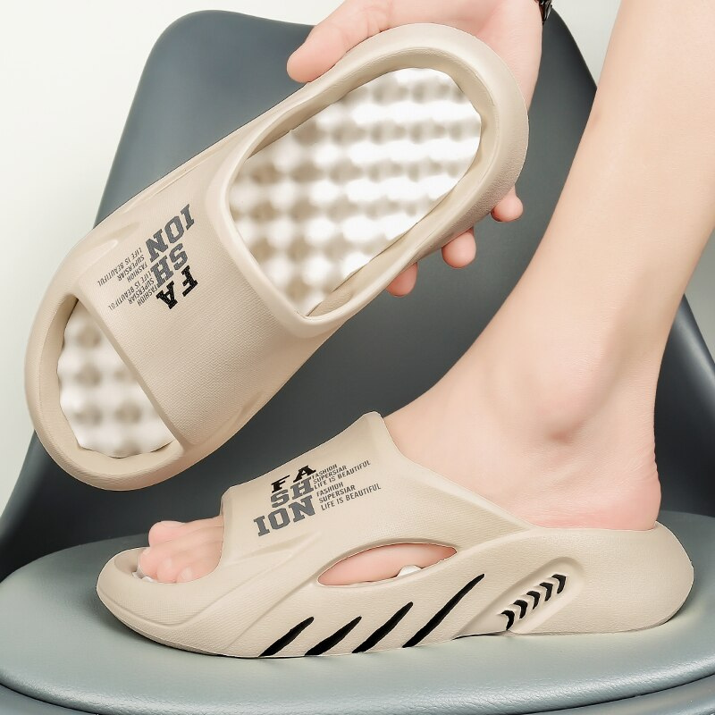 Herren Badeschuhe Orthopädisch Rutschfest Weiches Fußbett