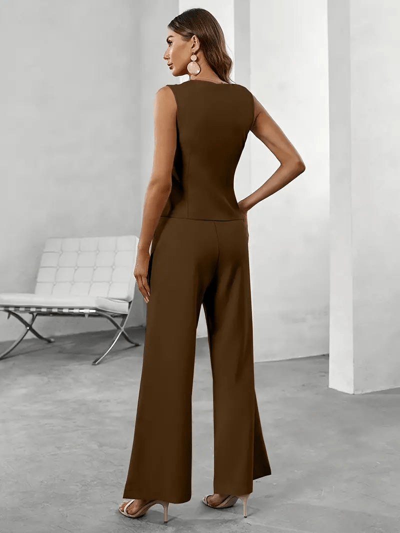 Elegantes Damen Jumpsuit Set - Vielseitig & Komfortabel