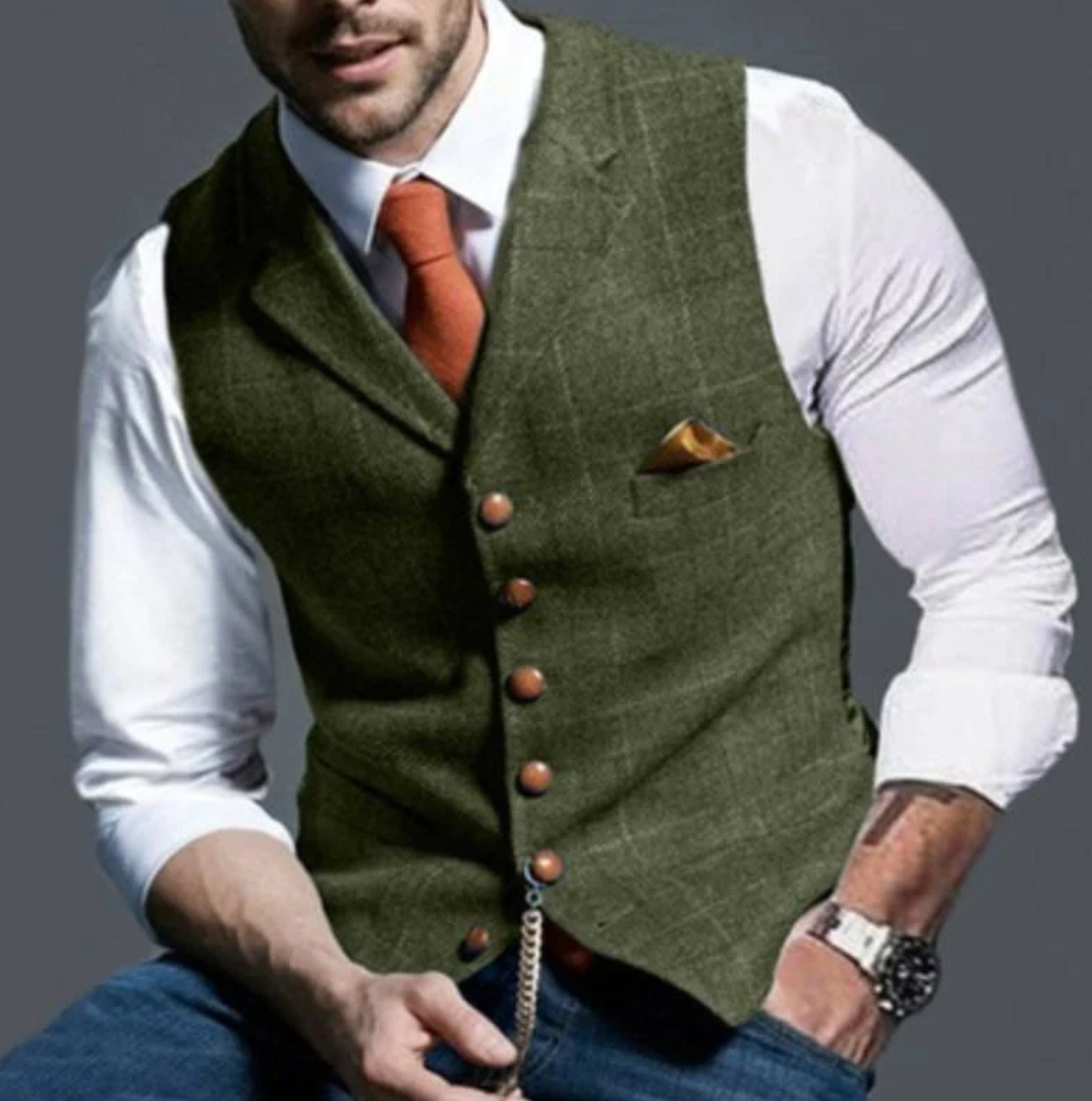 Vintage-Weste für Herren: Zeitloser Stil und Eleganz