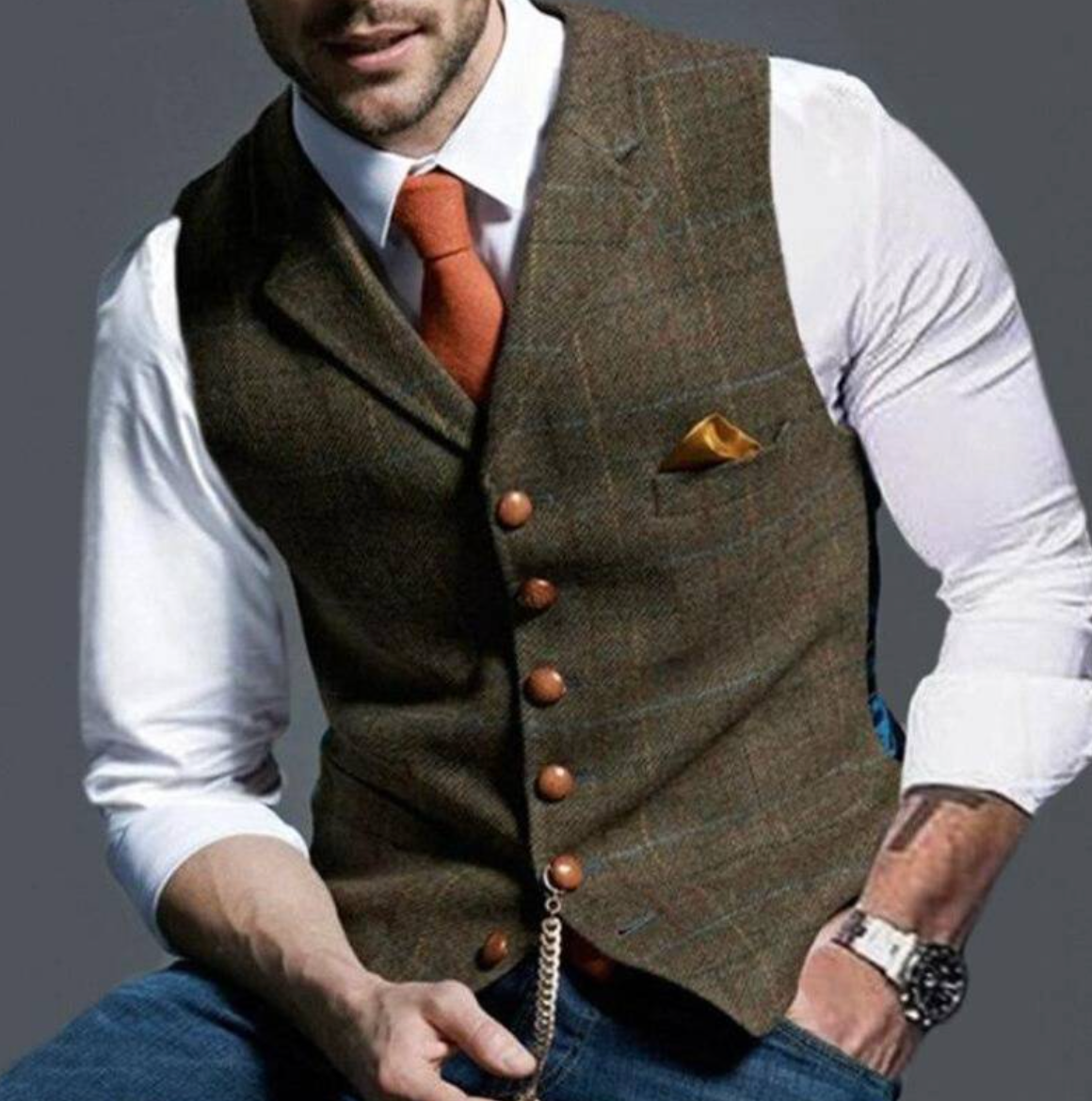 Vintage-Weste für Herren: Zeitloser Stil und Eleganz