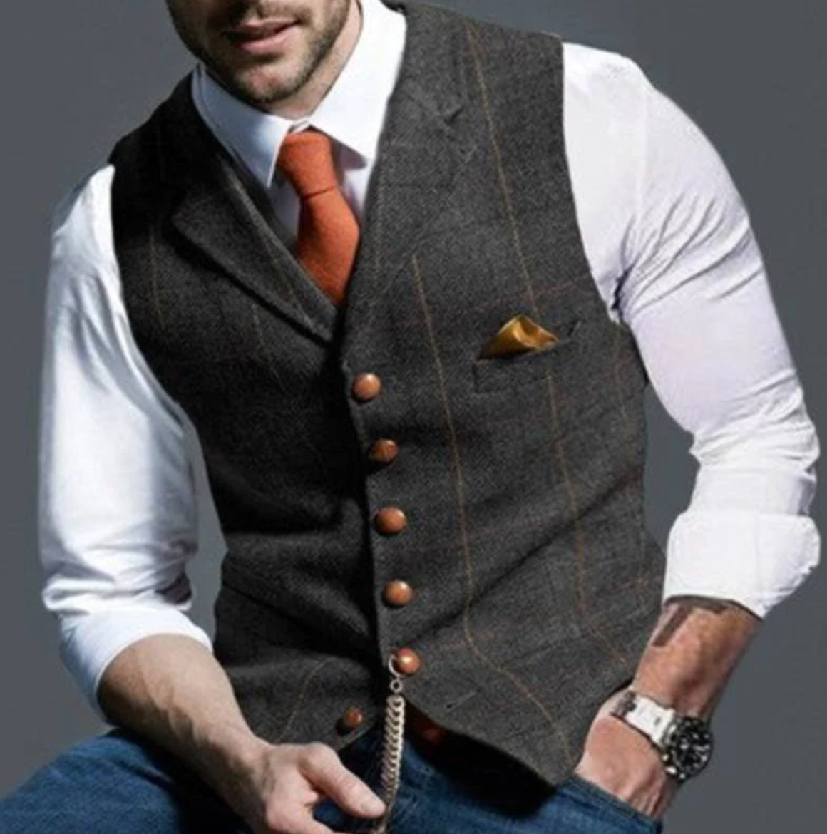 Vintage-Weste für Herren: Zeitloser Stil und Eleganz