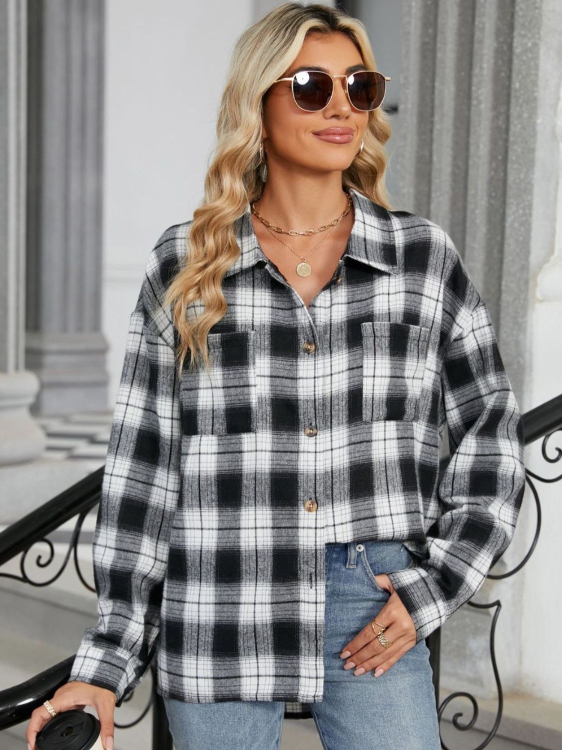 Damen Oversized Karohemd - Vielseitig & Modisch
