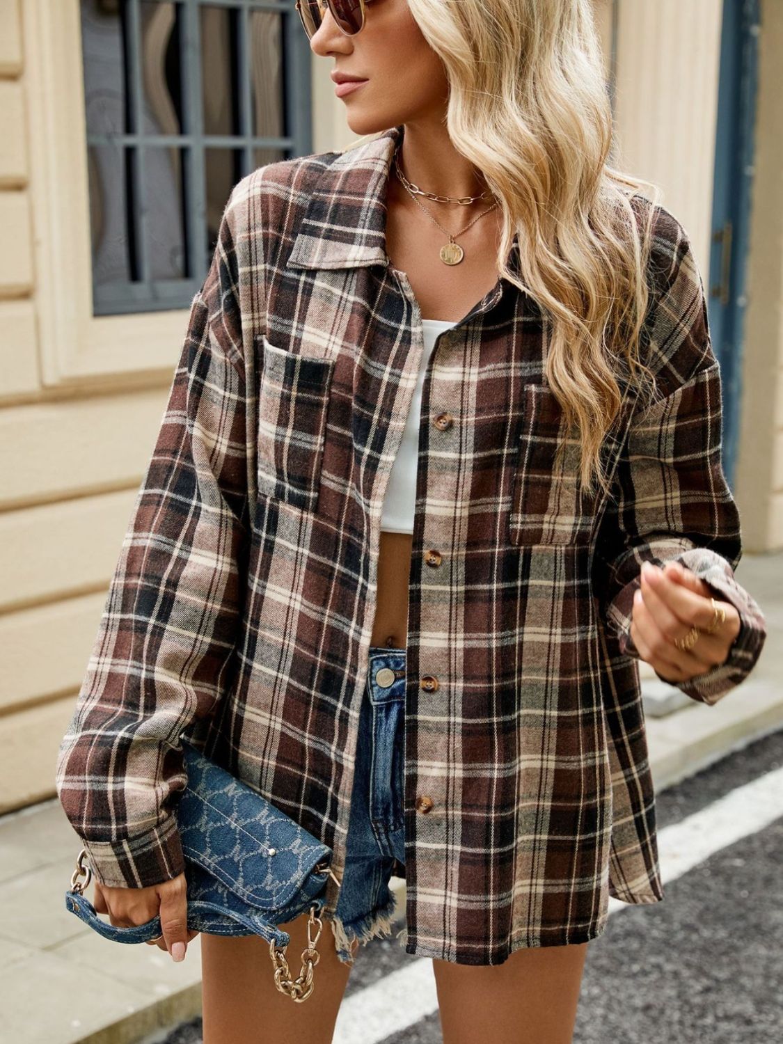 Damen Oversized Karohemd - Vielseitig & Modisch