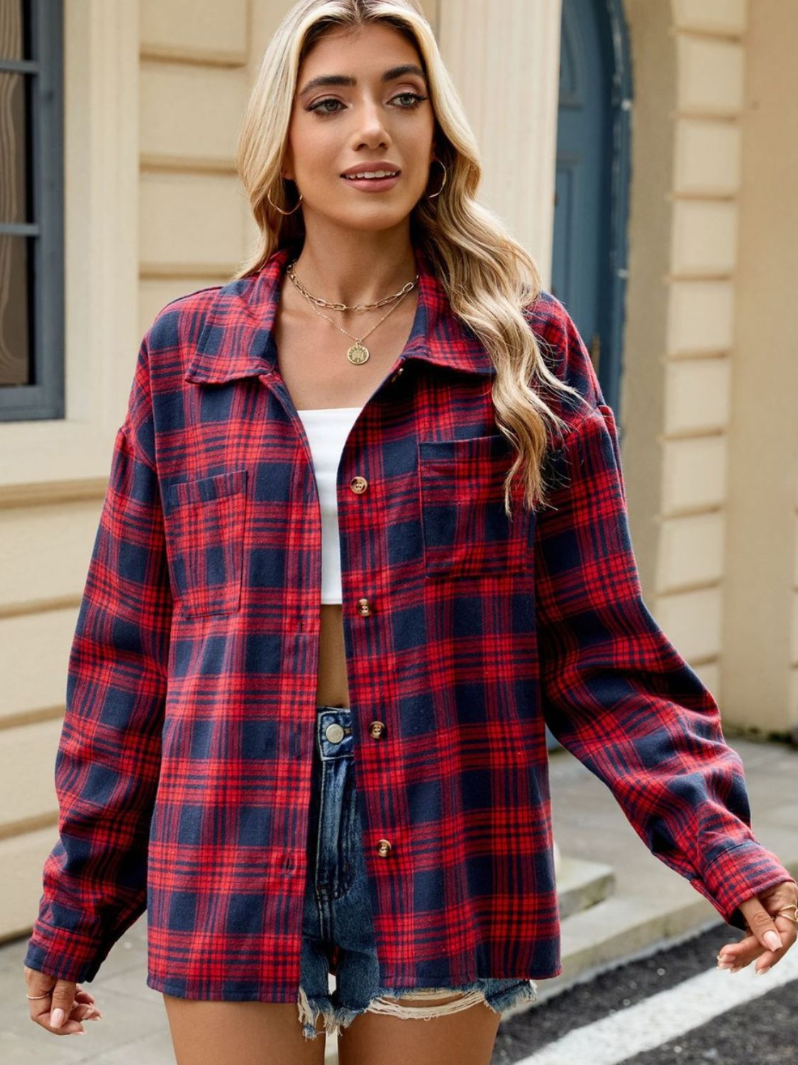 Damen Oversized Karohemd - Vielseitig & Modisch