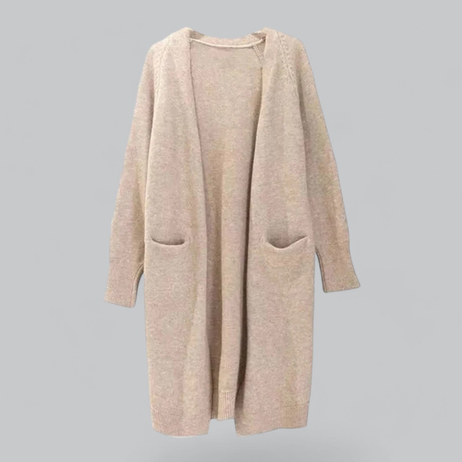 Lange Cashmere Strickjacke für Damen