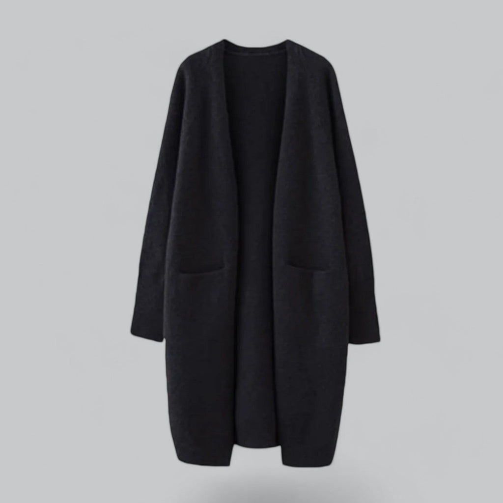 Lange Cashmere Strickjacke für Damen