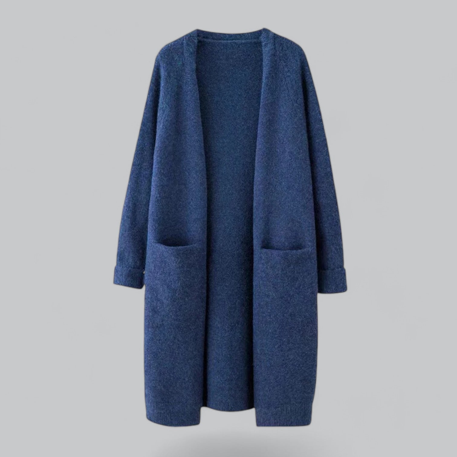 Lange Cashmere Strickjacke für Damen