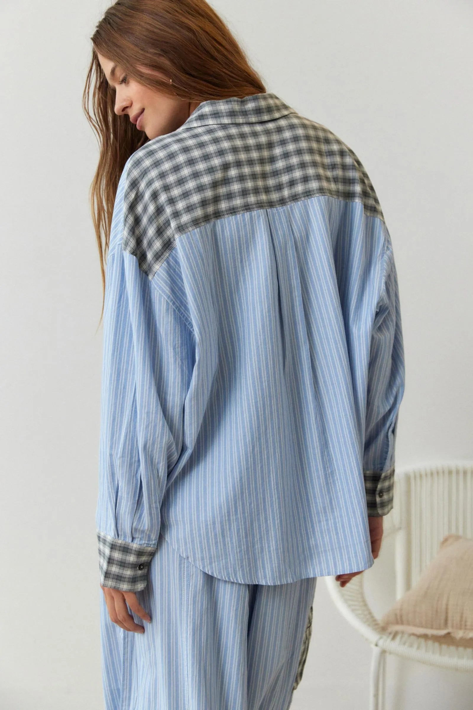 2-teiliger Damen-Pyjama-Set - Lässiger Komfort & Vintage-Stil