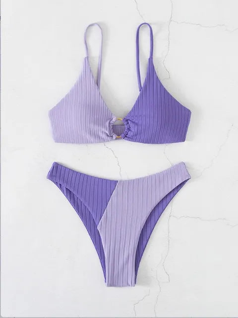 Push-up Bikini Hoch tailliert Damen