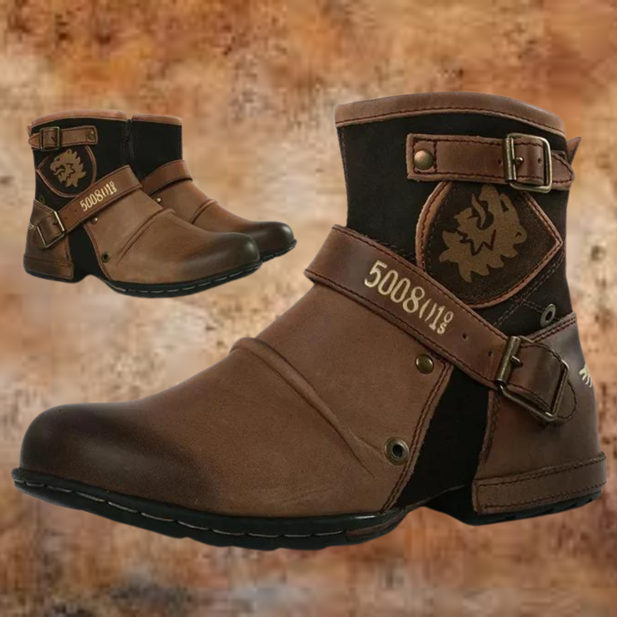 Herrenstiefel Vintage-Stil