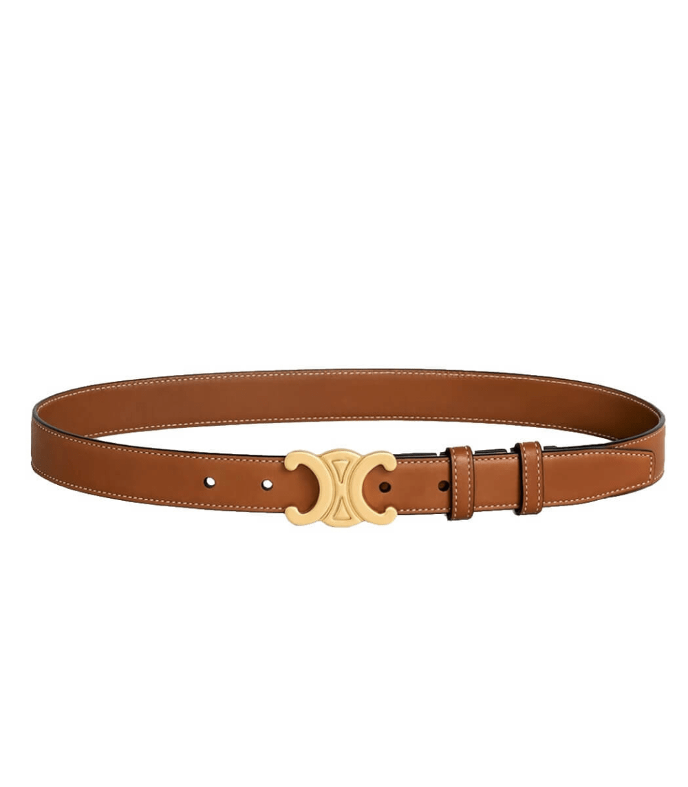 Designer Gürtel mit goldenen Akzent