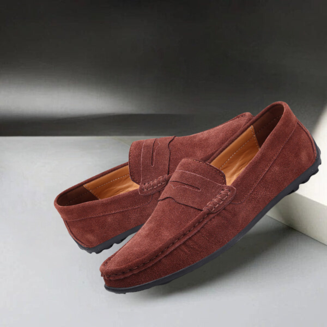 Herren Wildleder Loafer Klassisch
