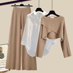 3er Set Braun