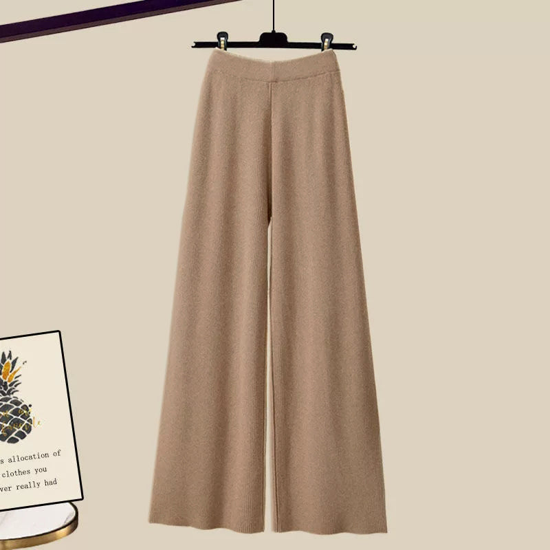 Elegantes 3-teiliges Damen-Outfit: Hose, Oberteil & Shirt