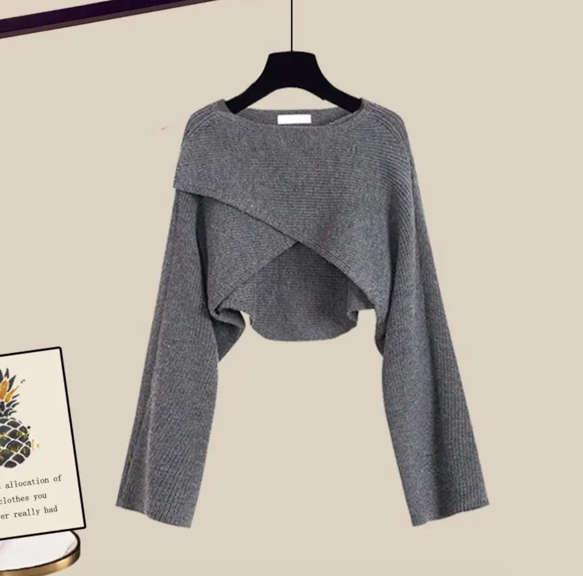 Elegantes 3-teiliges Damen-Outfit: Hose, Oberteil & Shirt