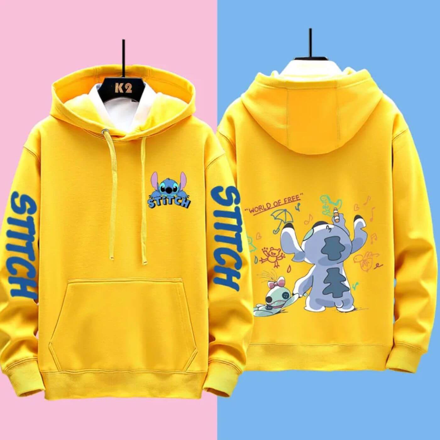Bequemer Disney Stitch Kapuzenpullover