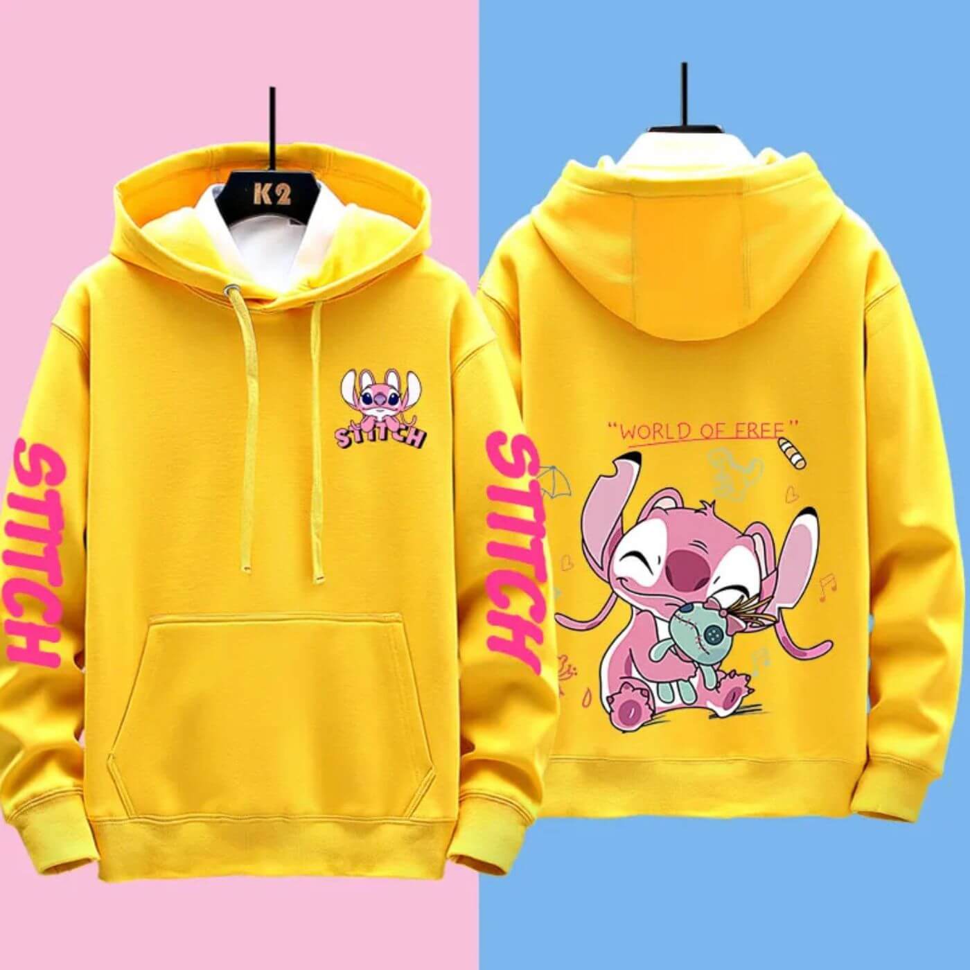 Bequemer Disney Stitch Kapuzenpullover